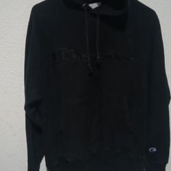 Champion Reverse Weave Hoodie Black 