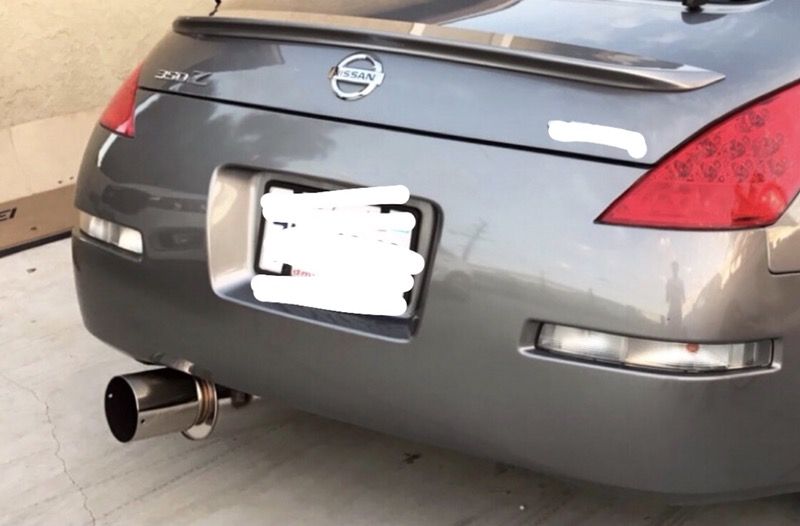 350z HKS Hi Power Single Exit Custom Exhaust! Must see!