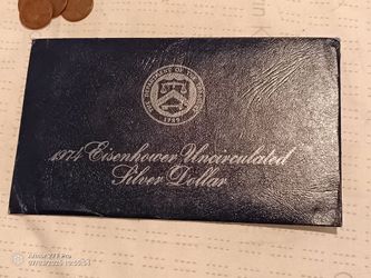 Uncirculated 1974 IKE sliver dollar