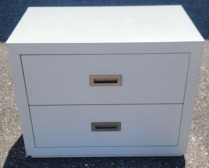 (FREE DELIVERY) Crate & Barrel Nightstand