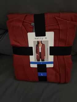 Cardigan In Color Brick Size Large