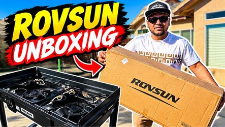 2 burner stove with sides