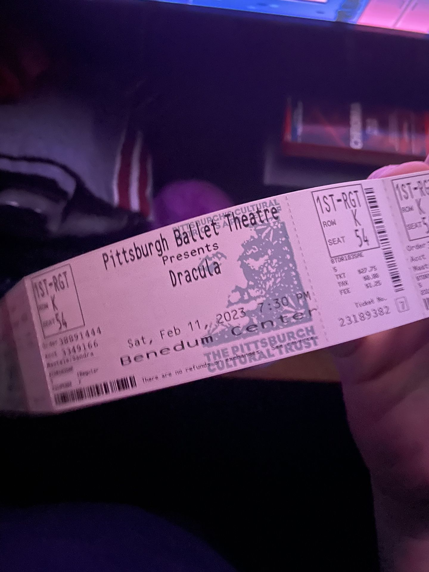 2 Tickets DRACULA