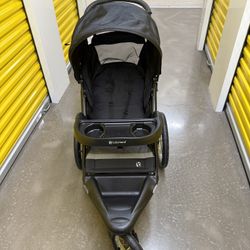 Baby Trend Journey Jogging Stroller Stellar Black Foldable All Terrain Front Wheel Swivel