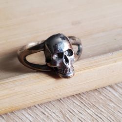 Silver Skull Ring 