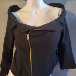 Jacket Black  Size Medium 
