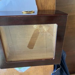 Cigar Humidor With Humidity Gage