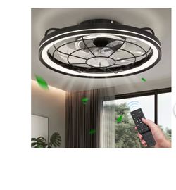 19 inch Dimmable Ceiling Fan with Integrated LED Light - New