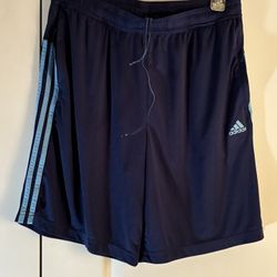 Adidas Men's Dark Blue Athletic Shorts Size xl