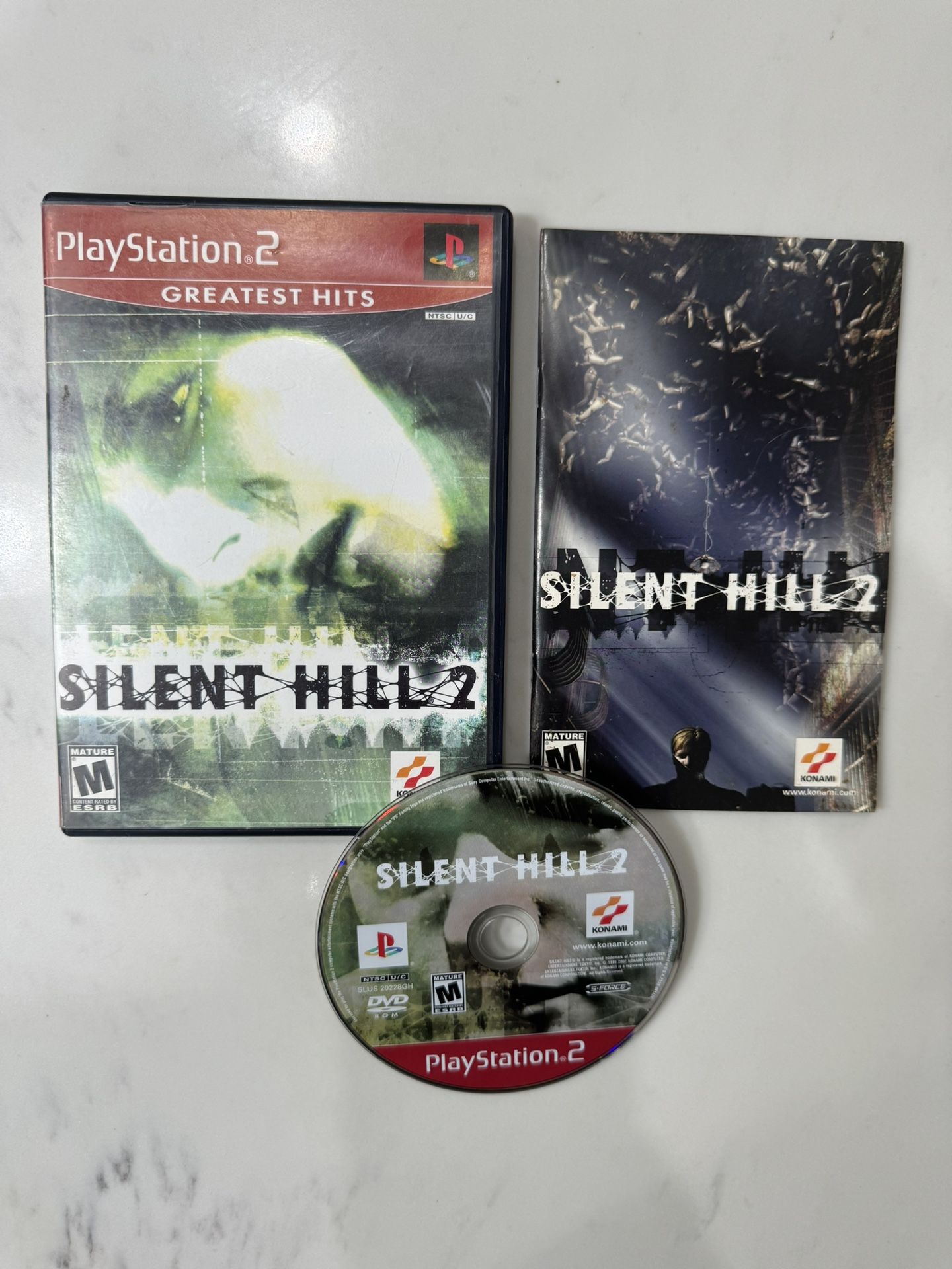 Silent Hill 2 Very Clean Disc for PlayStation 2 PS2 Video GAME