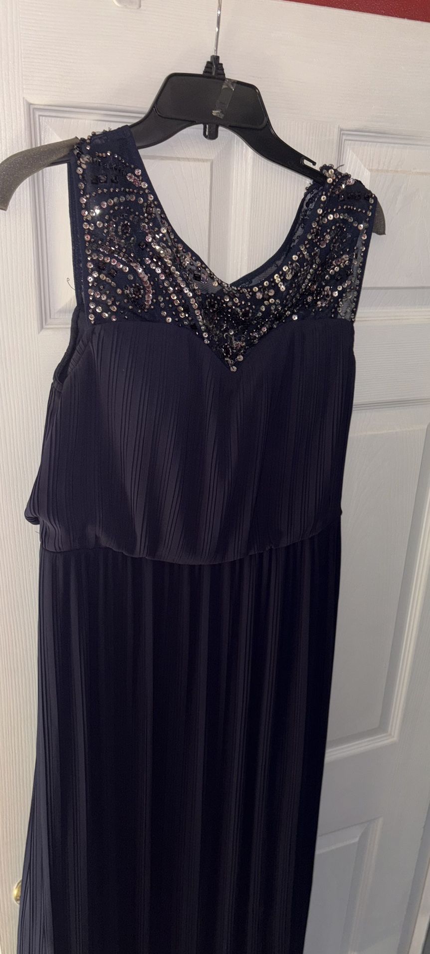 Navy Blue Long Dress Size 12