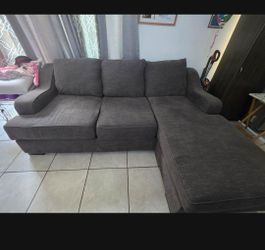 L shape reversible couch