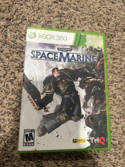 Warhammer 40,000 Space marine For Xbox 360. No Manual 