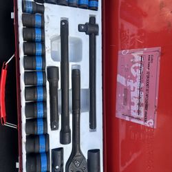 Euro King Tools - 1/2” DR 24Pcs Metric socket set