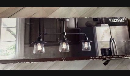 New allen+roth 3-Light Island Pendant New