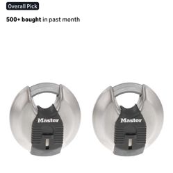 Pair Of Round Padlock Locks 