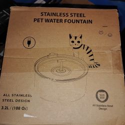 Stainless Steel Pet Water Fountain 