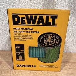 New Dewalt HEPA Shop Vac Filter