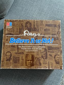 Vintage Ripley's Believe It Or Not Board Game 1984 100% Complete 
