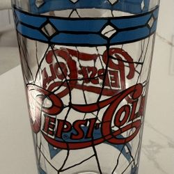 Pepsi Cola Glass