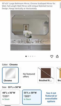 Bathroom Mirror (delivery or pickup)