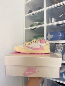Jordan 1 Low Travis Scott Shy Pink 2Y