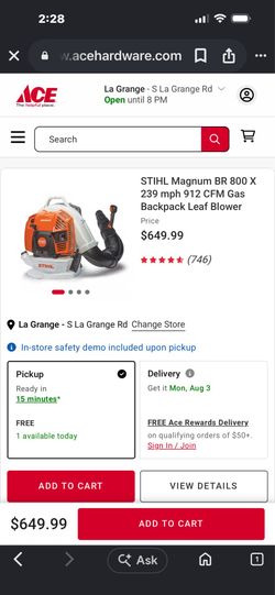 COMMERCIAL LEAF BLOWERS (message for prices)