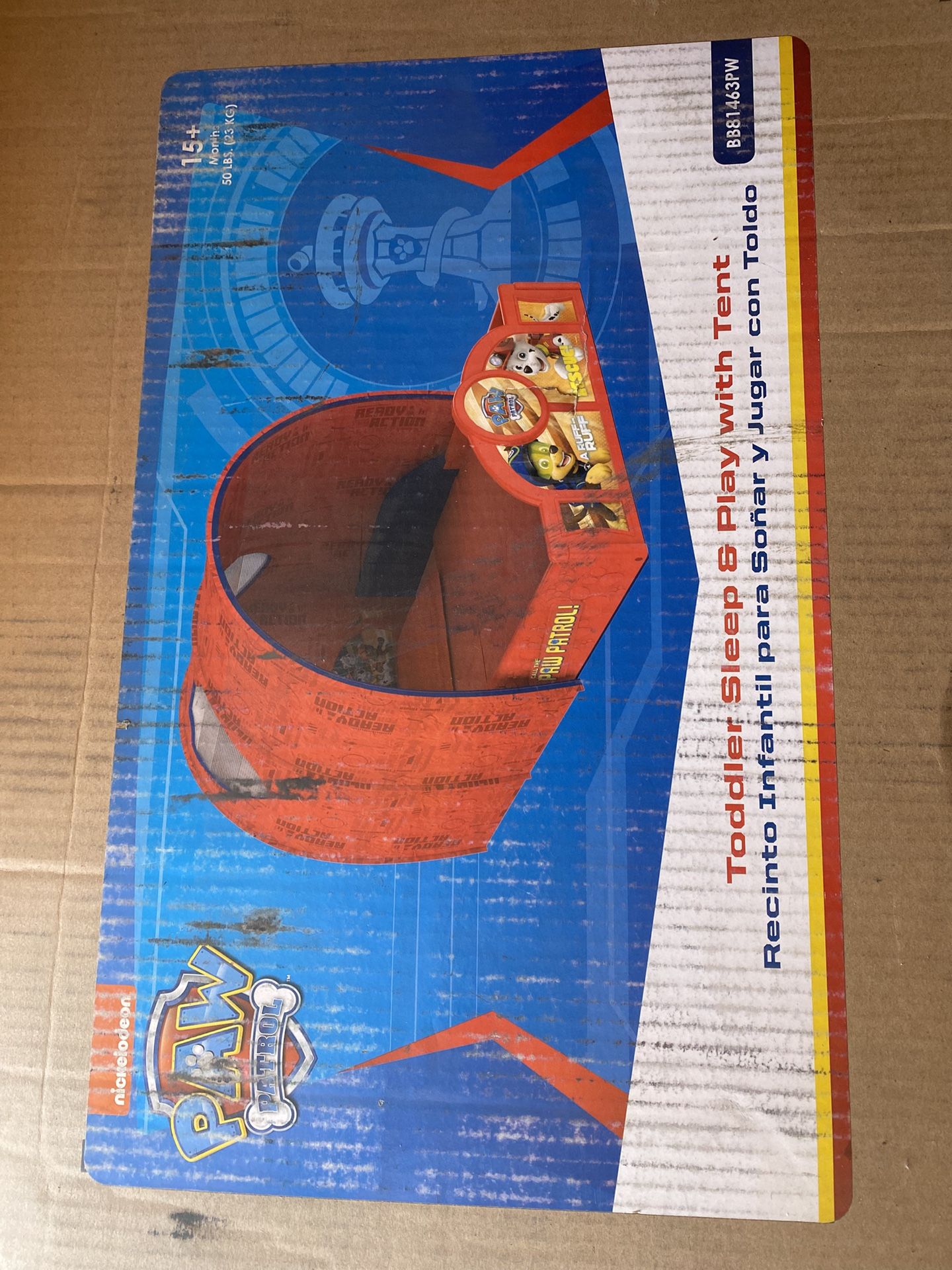 Paw Patrol Toddler Bed With Canopy