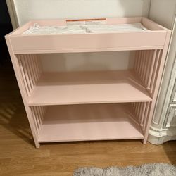 Pink Changing Table 