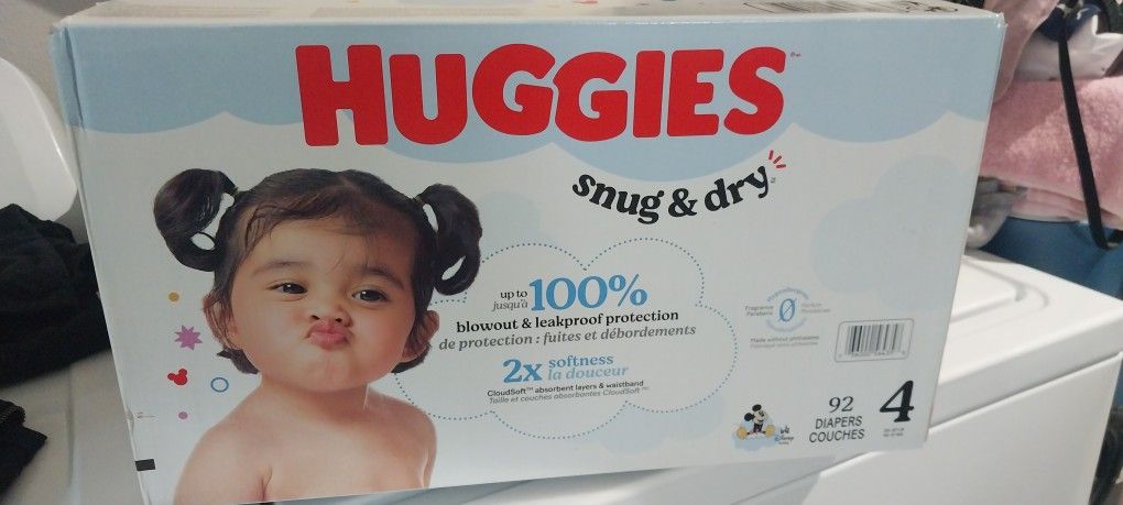 HUGGIES SIZE 4 $30 92 Diampers