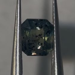 1.25Ct Natural Green Sapphire From Sri Lanka