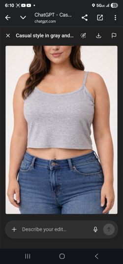 Forever 21 Heather gray tank top