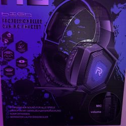 Gaming Headset Mic Led