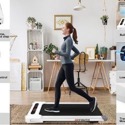 
New Go Youth 2 in 1 Under Desk Treadmill, Red