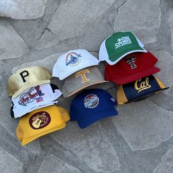 VTG Modern Snapback Hat Cap Lot Bundle Trucker Hook Loop New Era Supreme Youngan