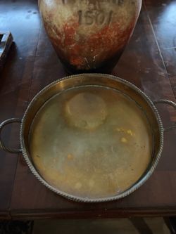 Brass tray