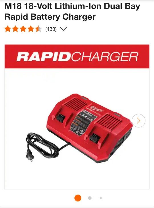 Milwaukee M18 Dual Battery Charger