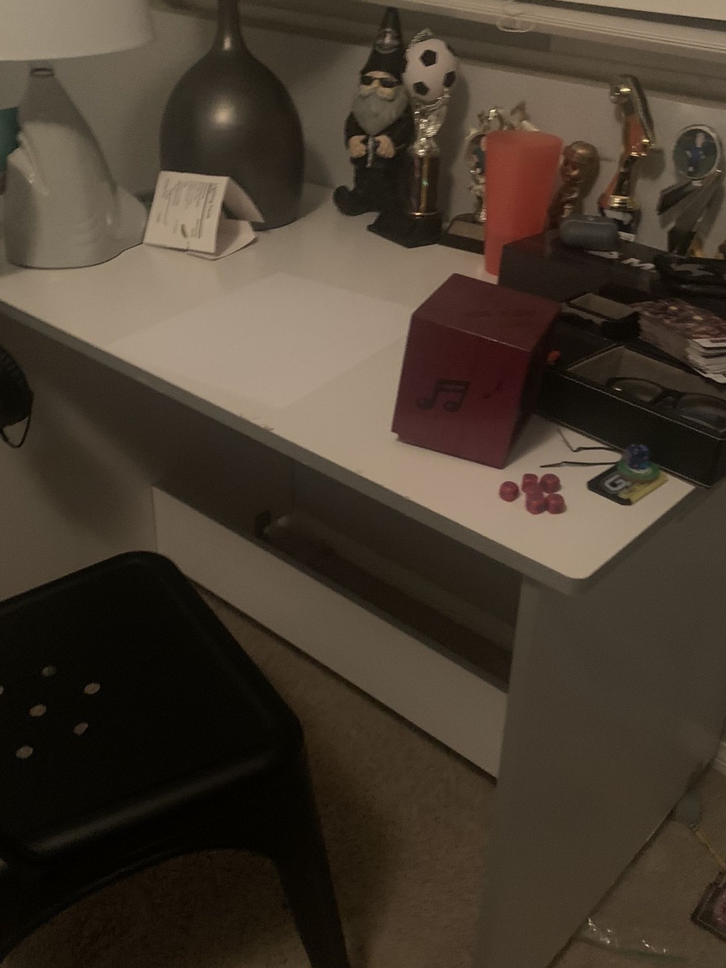 Desk and Dresser Storage
