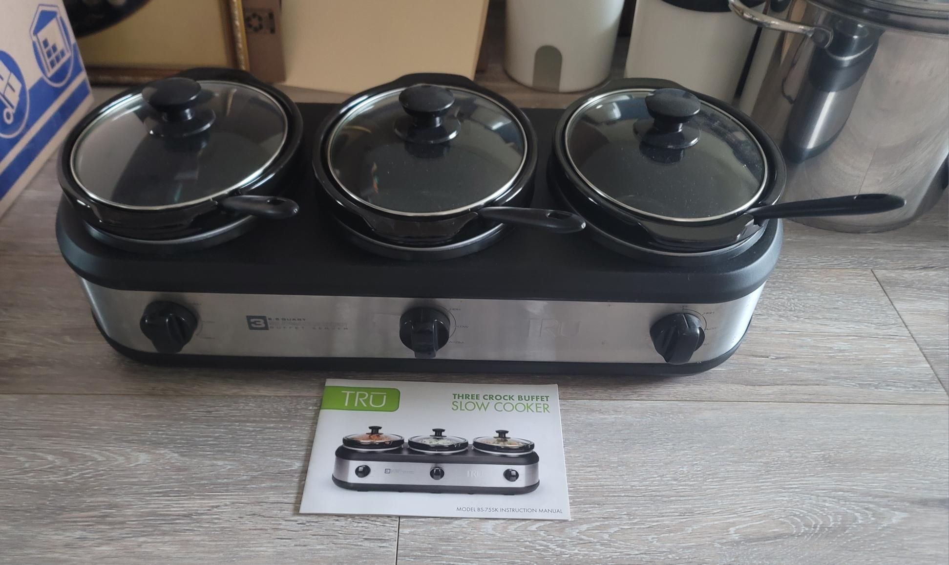 Triple Buffet Server