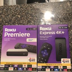 Roku Streaming Stick 4k HD Brand New Sealed 