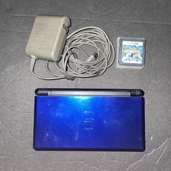 Nintendo DS Lite Blue With 208 In 1 Game Cartridge 