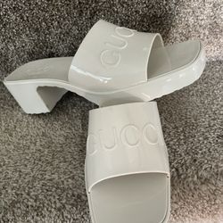 Rubber Gucci Sandals