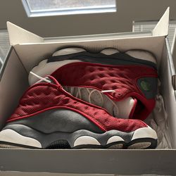 Jordan 13s red flint