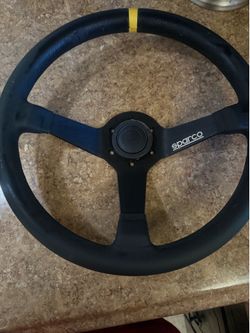 Sparco steering wheel