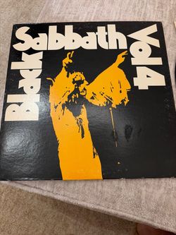 Black Sabbath Vol 4 Vinyl LP 1976 Burbank Palm Tree Gatefold w/ Booklet VG+ Heavy