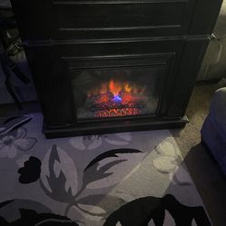Electric Fireplace With Remote $80
