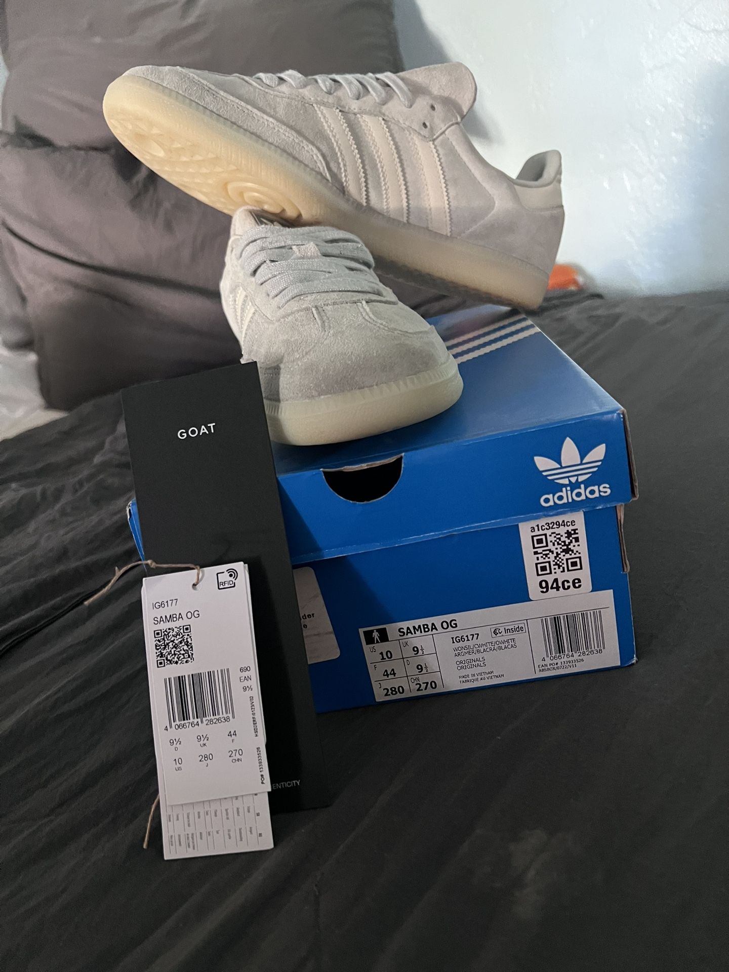 Adidas Samba Og Wonder Silver