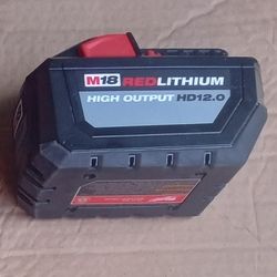 Milwaukee M18 High Output 12amp Battery
