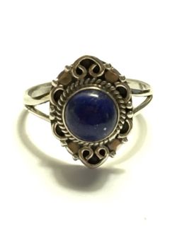 Blue lapis 925 Sterling Silver Ring