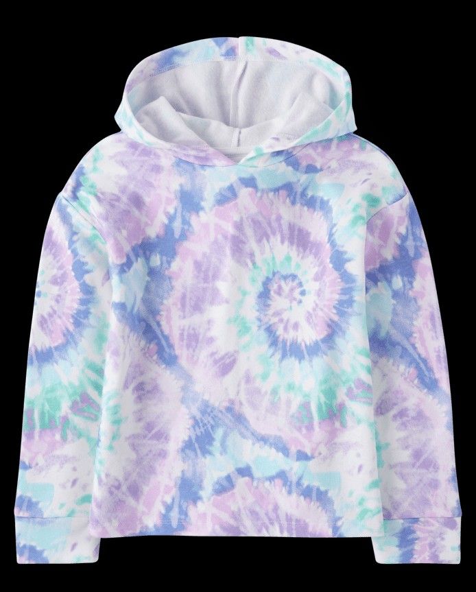 The Children’s Place
Girls Tie Dye Fleece Hoodie Sweatshirt Sweater Size Xl Extra Large 14